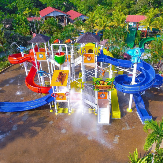 7 Platform Water Play Station