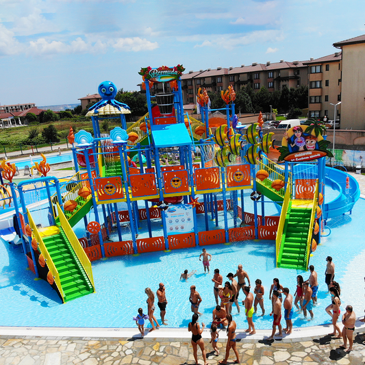 12 Platform Water Play Station