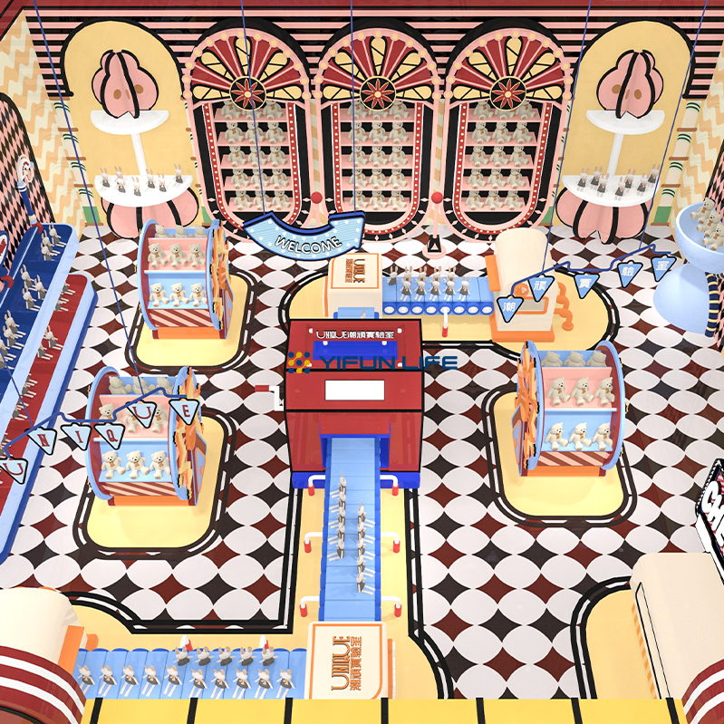 Commercial Indoor Playground Soft Play Equipment Interactive Games Kids Play Area