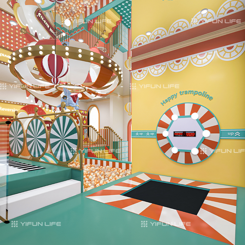 Circus Theme Kids Indoor Playground Equipment Soft Play Equipment Set  Kids Games Indoor Playground