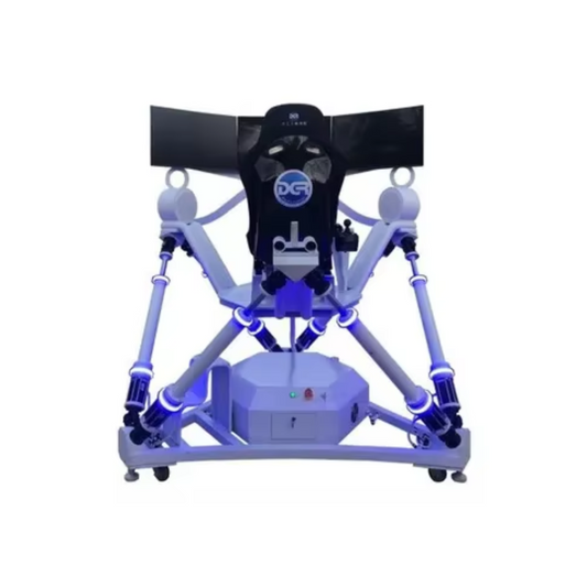 6DOF Metal Motion Flight_Drive Simulator
