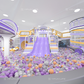 Large-Scale Naughty Castle Indoor Children's Playground Custom Mini Train Interactive Play Area