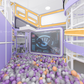 Large-Scale Naughty Castle Indoor Children's Playground Custom Mini Train Interactive Play Area