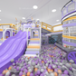 Large-Scale Naughty Castle Indoor Children's Playground Custom Mini Train Interactive Play Area