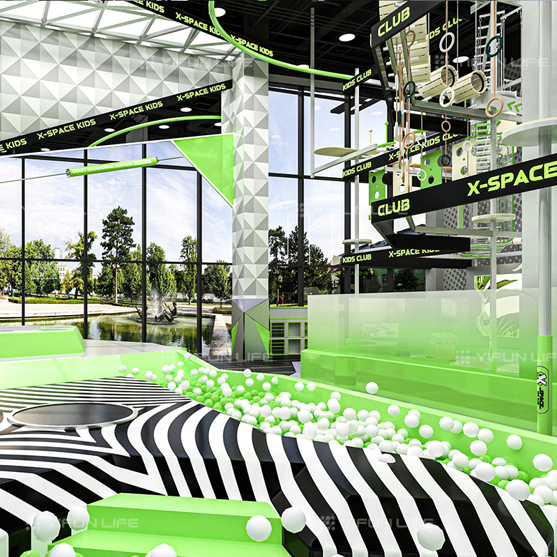 Customized Children's Soft Play One-stop Service Family Restaurant Indoor Playground
