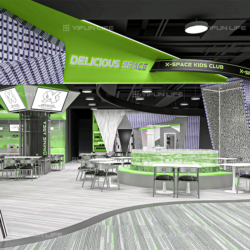 Customized Children's Soft Play One-stop Service Family Restaurant Indoor Playground