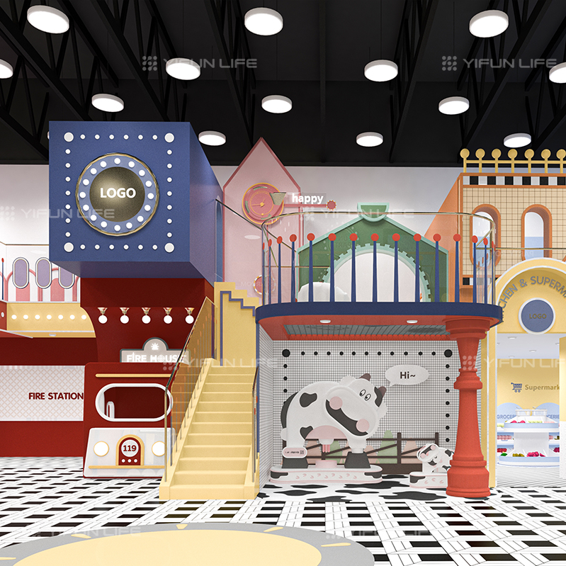 Indoor Play Equipment Interactive Games Children Slides Amusement Park Equipment Kids Games