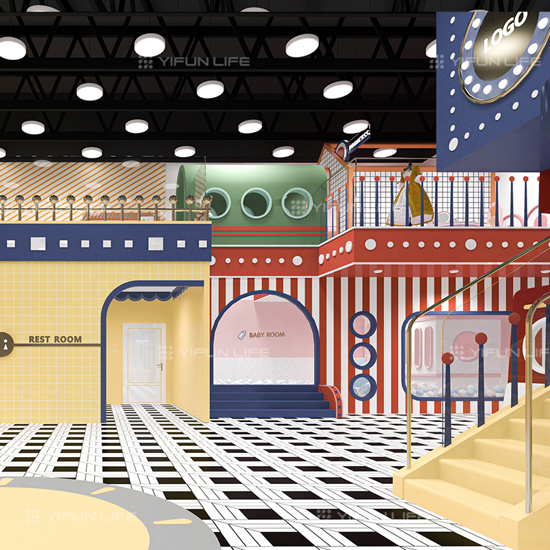 Indoor Play Equipment Interactive Games Children Slides Amusement Park Equipment Kids Games