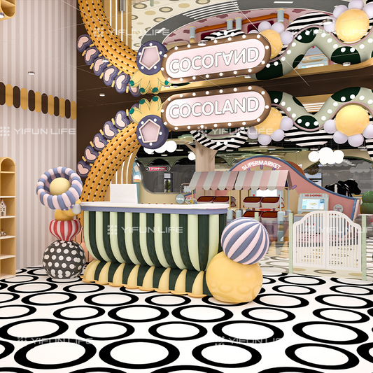 Qatar Middle East Theme Playground Equipment Kids Games Amusement Park Indoor Playground Equipment