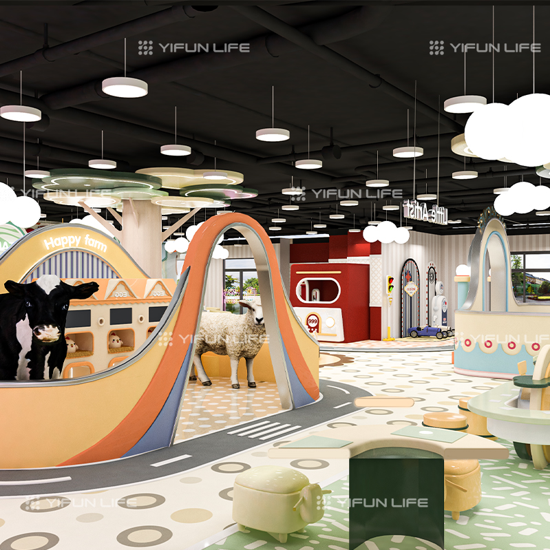 Qatar 400 square Meters Complete Design Kids Soft Play Equipment Kids Playground Indoor