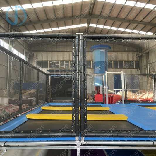 6 in 1Trampoline Park With Trailer