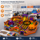 Commercial Halloween-Themed Inflatable Amusement Park with Slides and Obstacle Course