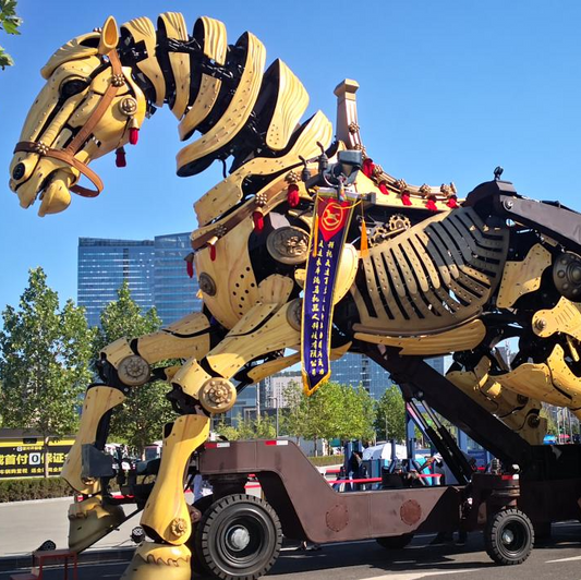 Giant Chinese Horse - Giant Mechanical Art Intallations