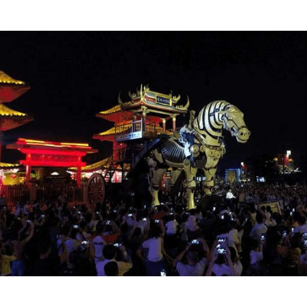 Giant Chinese Horse - Giant Mechanical Art Intallations